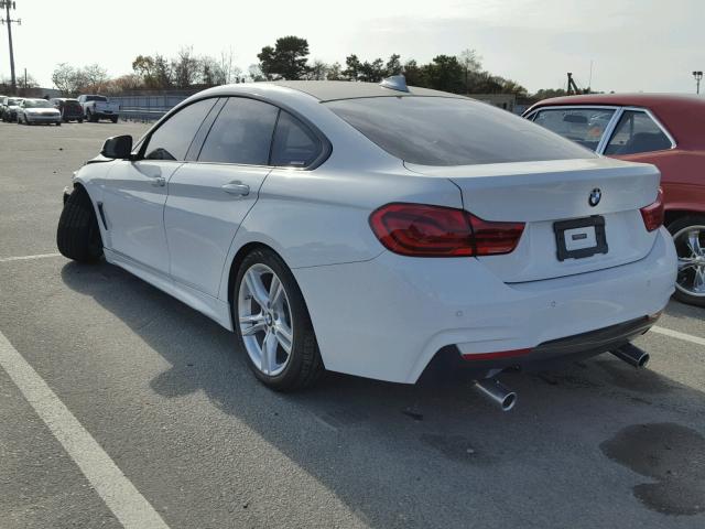 WBA4J7C50JBH14957 - 2018 BMW 440XI GRAN WHITE photo 3