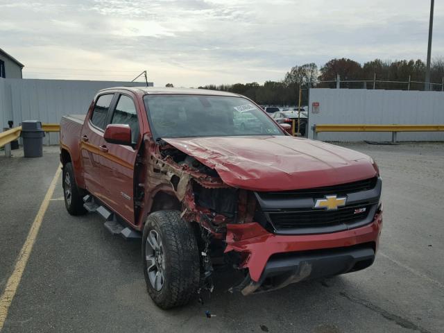 1GCGTCE32F1267069 - 2015 CHEVROLET COLORADO Z BURGUNDY photo 1