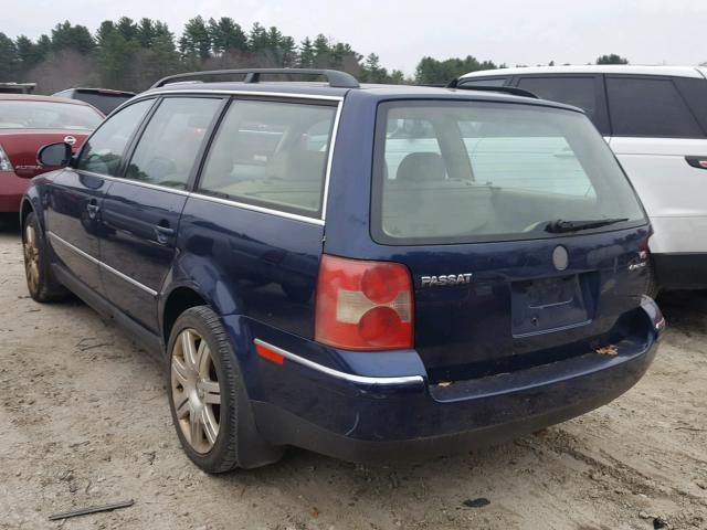 WVWYU63B35E129111 - 2005 VOLKSWAGEN PASSAT GLX ლურჯი ფოტო 3