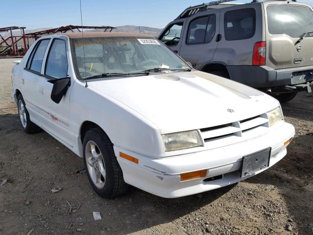 1B3XP6839PN647247 - 1993 DODGE SHADOW ES WHITE photo 1