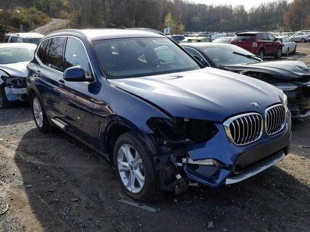 5UXTR9C55JLD67525 - 2018 BMW X3 XDRIVEM BLUE photo 1