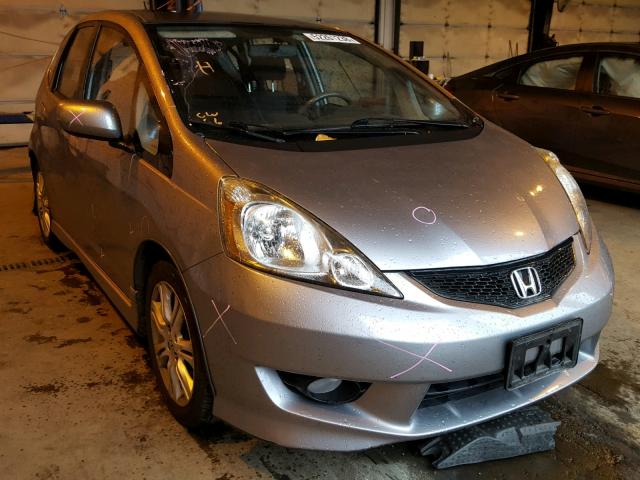 JHMGE8H47AC027975 - 2010 HONDA FIT SPORT SILVER photo 1