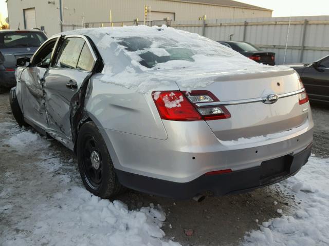 1FAHP2MK8HG130574 - 2017 FORD TAURUS POL SILVER photo 3