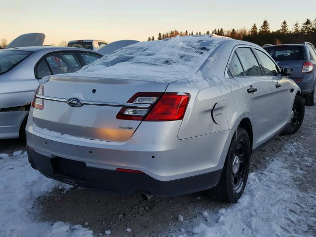 1FAHP2MK8HG130574 - 2017 FORD TAURUS POL SILVER photo 4