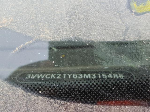 3VWCK21Y63M315486 - 2003 VOLKSWAGEN NEW BEETLE 橙色 照片 10