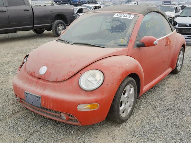 3VWCK21Y63M315486 - 2003 VOLKSWAGEN NEW BEETLE 橙色 照片 2