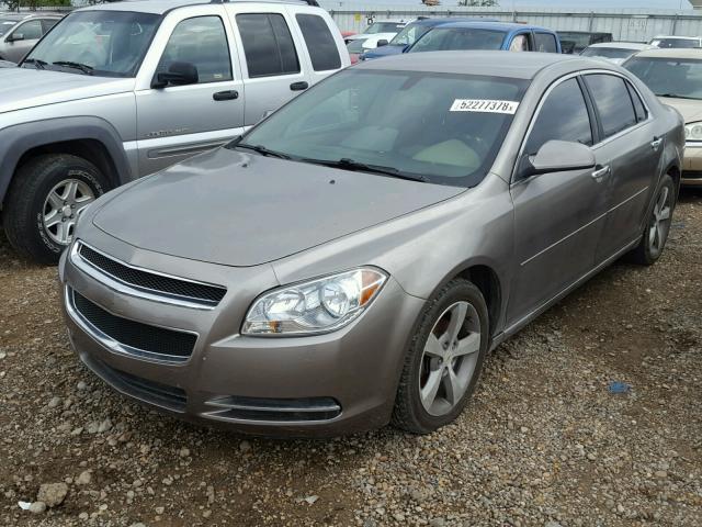 1G1ZC5E06CF107150 - 2012 CHEVROLET MALIBU 1LT BEIGE photo 2