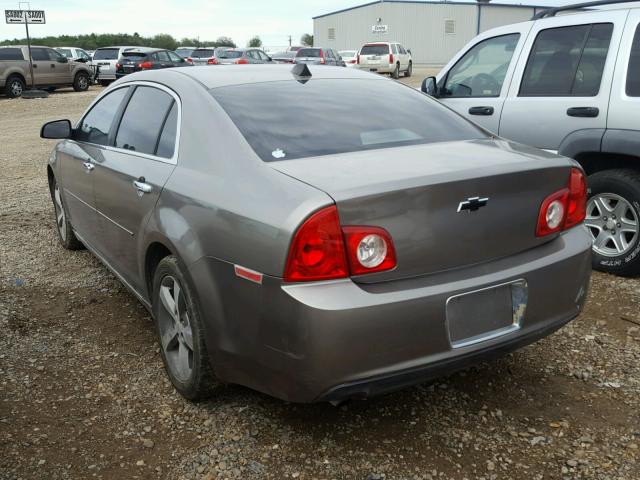 1G1ZC5E06CF107150 - 2012 CHEVROLET MALIBU 1LT BEIGE photo 3