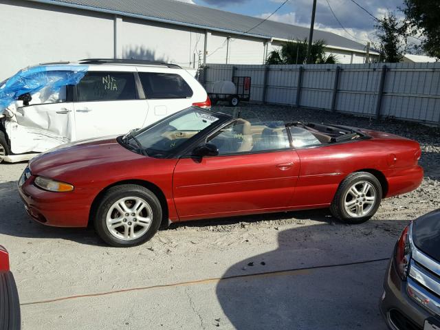 3C3EL55H0VT555800 - 1997 CHRYSLER SEBRING JX RED photo 9