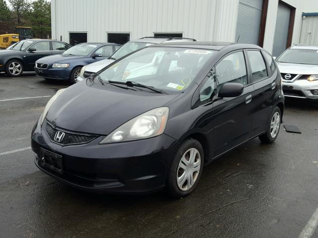 JHMGE8H25AC017816 - 2010 HONDA FIT შავი ფოტო 2