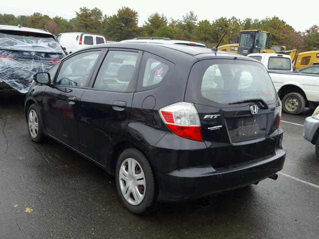 JHMGE8H25AC017816 - 2010 HONDA FIT შავი ფოტო 3