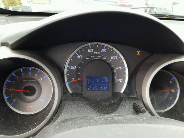 JHMGE8H25AC017816 - 2010 HONDA FIT შავი ფოტო 8