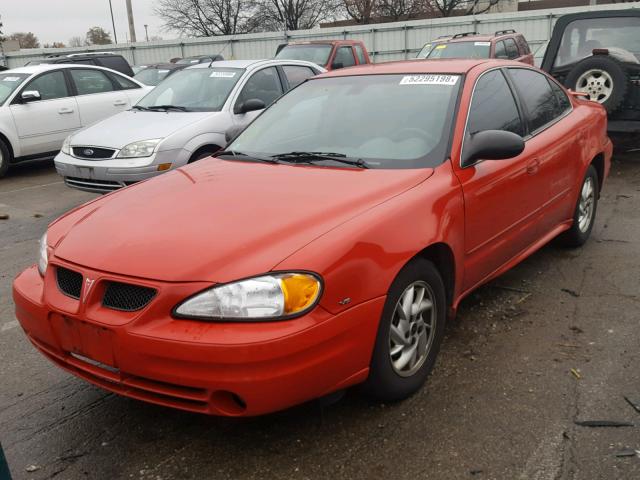 1G2NF52EX4C240742 - 2004 PONTIAC GRAND AM S Կարմիր լուսանկար 2