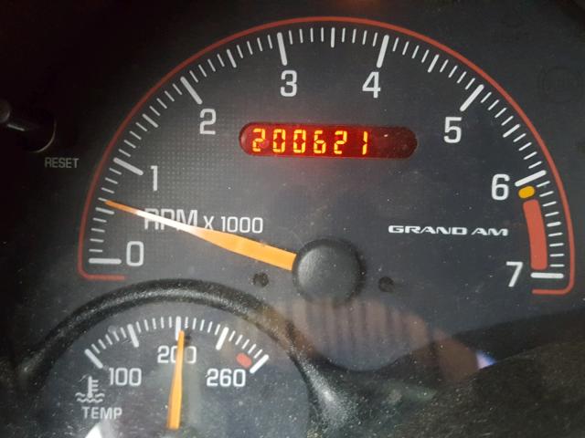 1G2NF52EX4C240742 - 2004 PONTIAC GRAND AM S Կարմիր լուսանկար 8