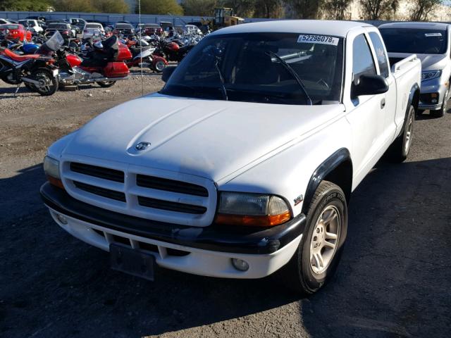 1D7HL32N33S174180 - 2003 DODGE DAKOTA SPO WHITE photo 2