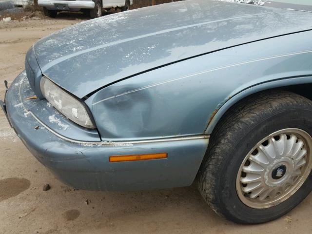 2G4WB52K6T1426490 - 1996 BUICK REGAL CUST BLUE photo 9