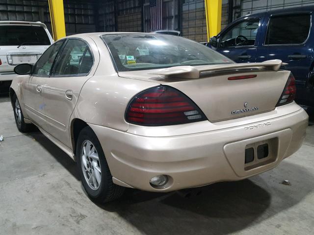 1G2NF52E04M542132 - 2004 PONTIAC GRAND AM S BROWN photo 3