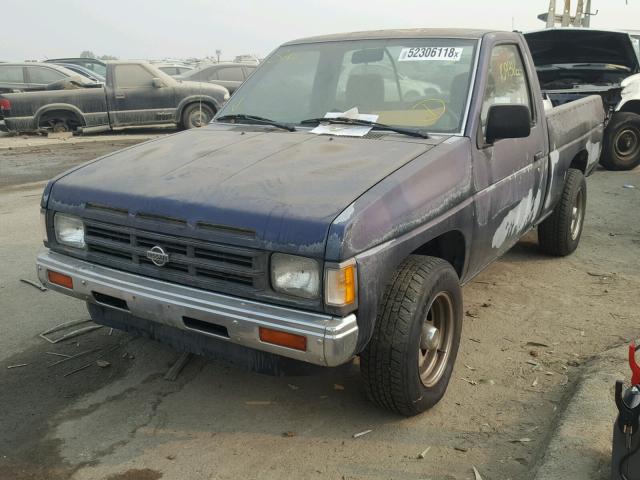 1N6SD11SXNC380275 - 1992 NISSAN TRUCK SHOR BLUE photo 2