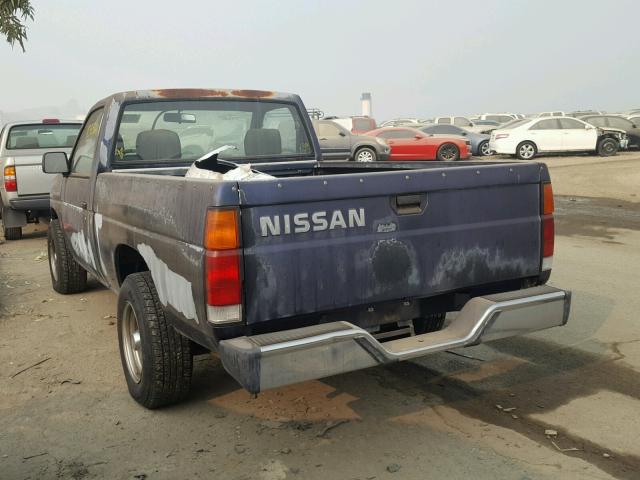 1N6SD11SXNC380275 - 1992 NISSAN TRUCK SHOR BLUE photo 3