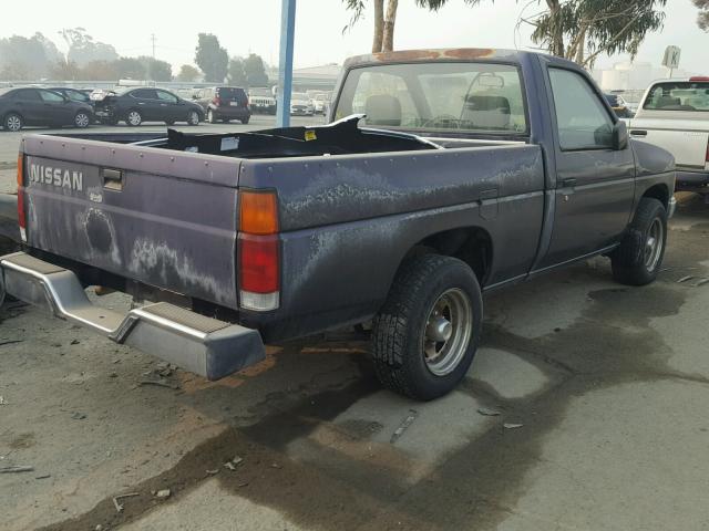 1N6SD11SXNC380275 - 1992 NISSAN TRUCK SHOR BLUE photo 4