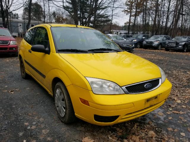 1FAFP31NX7W113081 - 2007 FORD FOCUS ZX3 YELLOW photo 1