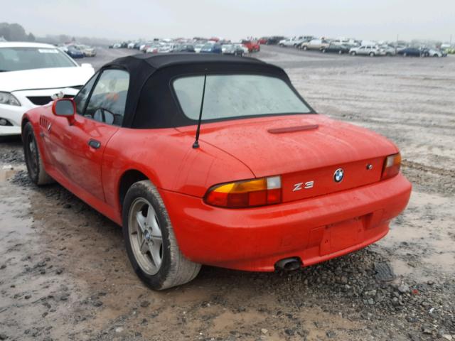 4USCH7326VLB79191 - 1997 BMW Z3 1.9 RED photo 3