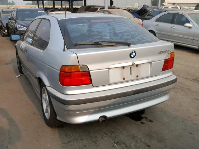 WBACG8323WKC83253 - 1998 BMW 318 TI AUT SILVER photo 3