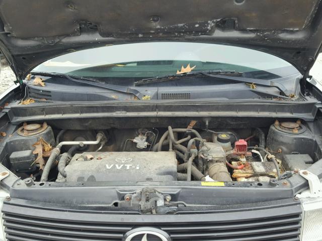 JTLKT324464107821 - 2006 TOYOTA SCION BLACK photo 7