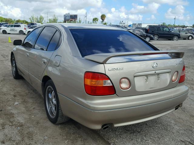 JT8BD68SXX0068627 - 1999 LEXUS GS 300 BEIGE photo 3