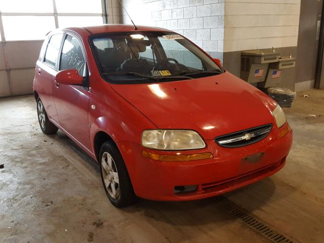 KL1TD66617B694185 - 2007 CHEVROLET AVEO BASE Qırmızı foto 1