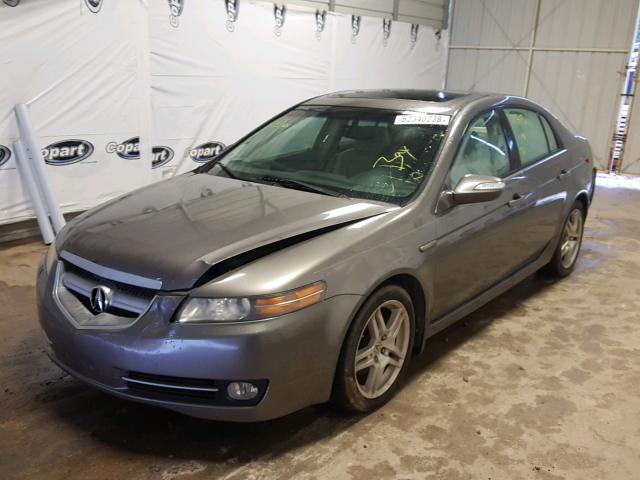 19UUA66207A046315 - 2007 ACURA TL GRAY photo 2