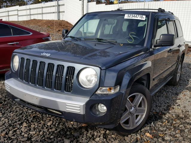 1J8FF48W77D330920 - 2007 JEEP PATRIOT LI BLUE photo 2