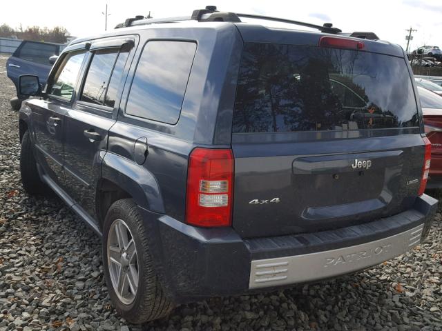 1J8FF48W77D330920 - 2007 JEEP PATRIOT LI BLUE photo 3