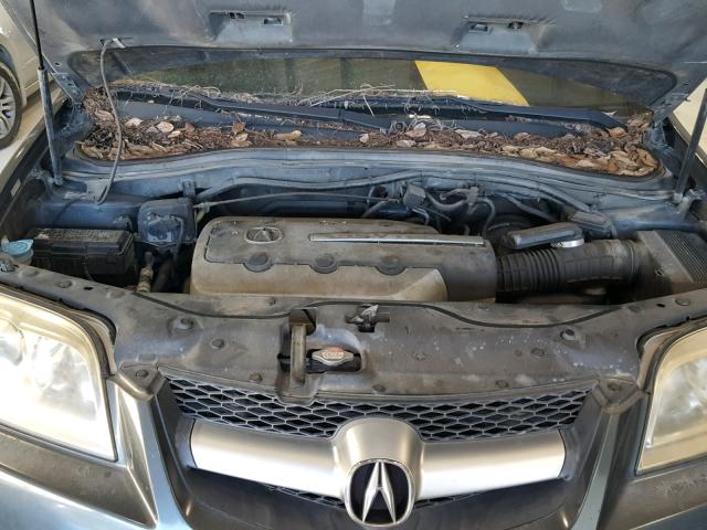 2HNYD18674H542052 - 2004 ACURA MDX TOURIN CHARCOAL photo 7