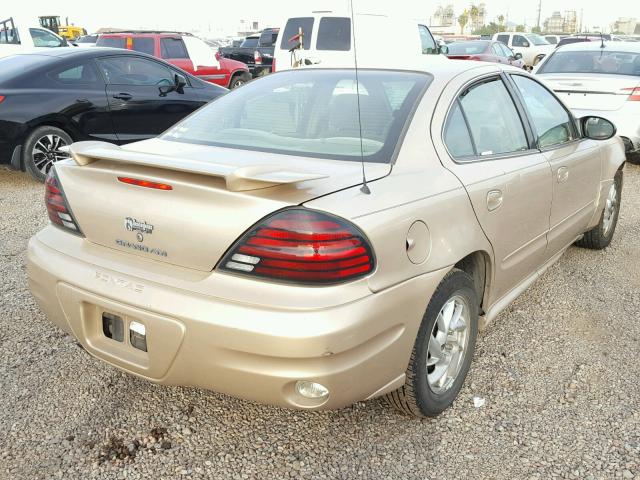 1G2NF52E04M609814 - 2004 PONTIAC GRAND AM GOLD photo 4