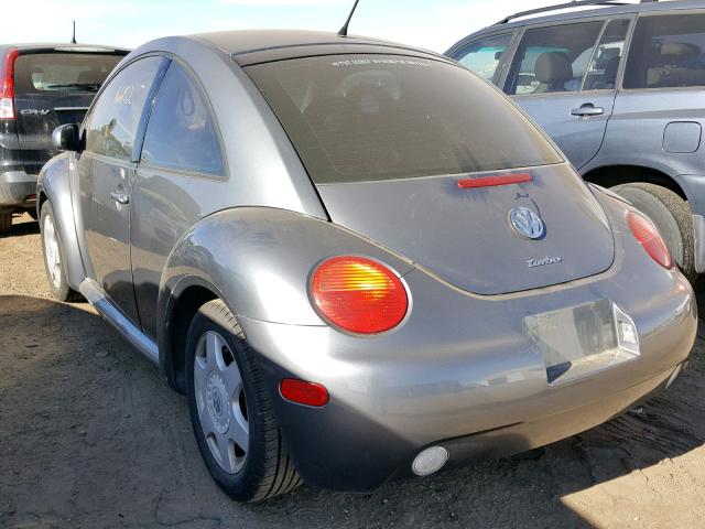 3VWDD21C22M415036 - 2002 VOLKSWAGEN NEW BEETLE 蓝色 照片 3