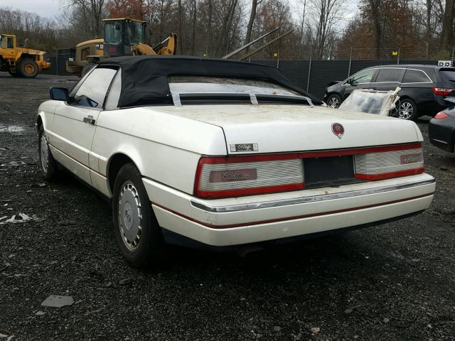 1G6VS3388MU125445 - 1991 CADILLAC ALLANTE WHITE photo 3