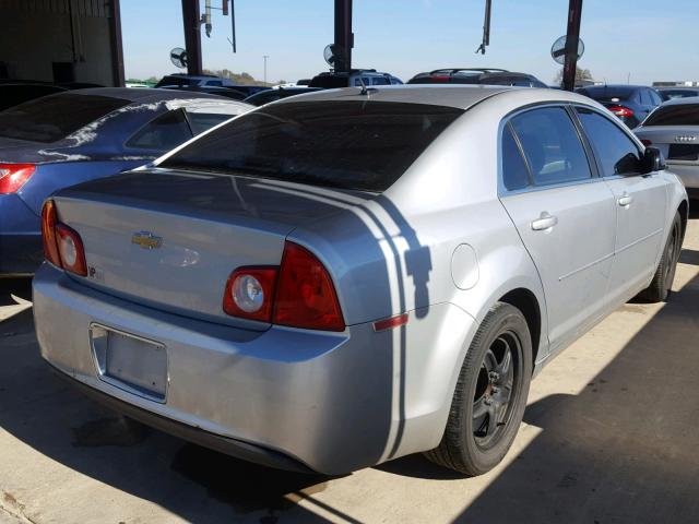 1G1ZB5EB4AF122733 - 2010 CHEVROLET MALIBU LS 银色 照片 4