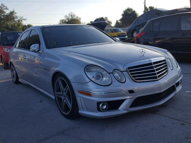 WDBUF77X98B260326 - 2008 MERCEDES-BENZ E 63 AMG SILVER photo 1