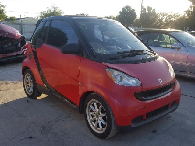 WMEEK31X89K235133 - 2009 SMART FORTWO PAS 红色 照片 1