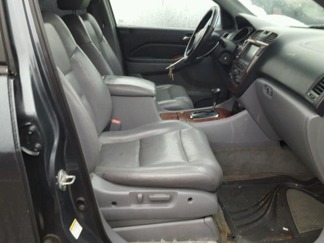 2HNYD18913H545439 - 2003 ACURA MDX TOURIN GRAY photo 5