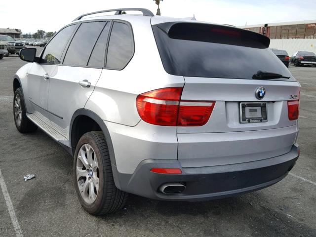5UXFE83549L170633 - 2009 BMW X5 XDRIVE4 SILVER photo 3
