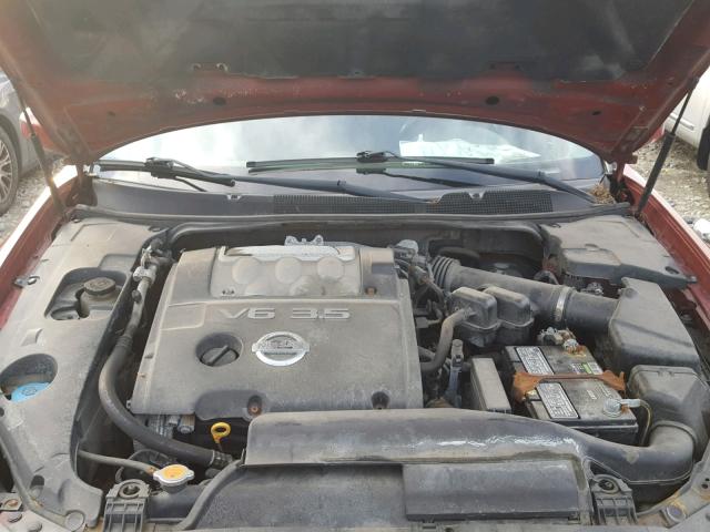 1N4BA41E67C848020 - 2007 NISSAN MAXIMA SE RED photo 7