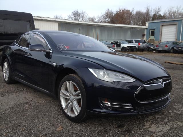 5YJSA1CN6DFP20025 - 2013 TESLA MODEL S BLUE photo 7