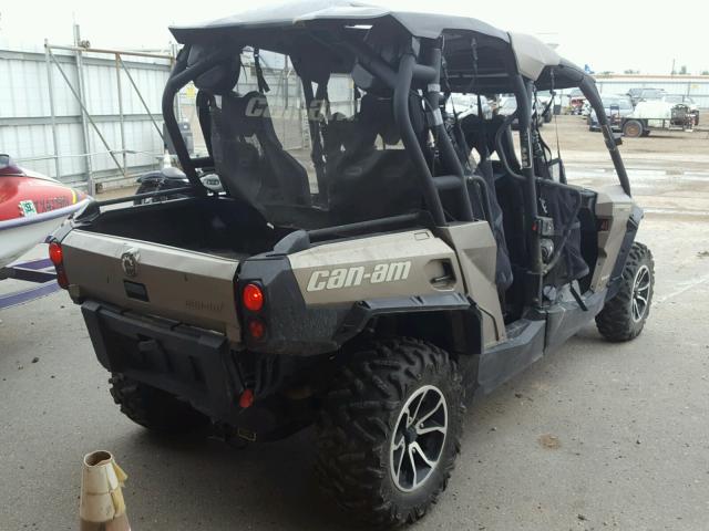 3JBKUAP25FJ000113 - 2015 CAN-AM COMMANDER CHARCOAL photo 4