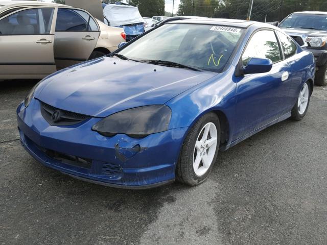 JH4DC53004S008383 - 2004 ACURA RSX TYPE-S BLUE photo 2