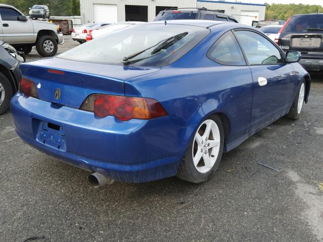 JH4DC53004S008383 - 2004 ACURA RSX TYPE-S BLUE photo 4