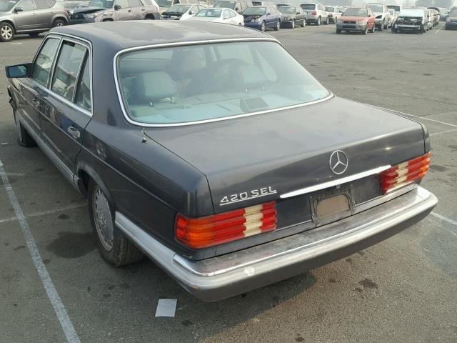 WDBCA35D0JA399462 - 1988 MERCEDES-BENZ 420 SEL BLACK photo 3