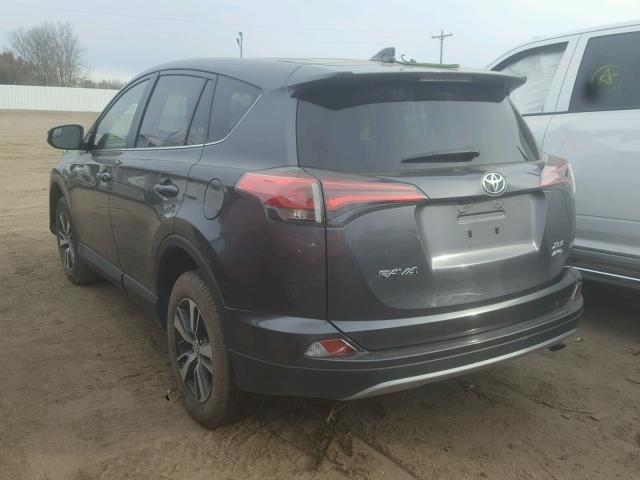 2T3RFREV9JW790748 - 2018 TOYOTA RAV4 ADVEN GRAY photo 3