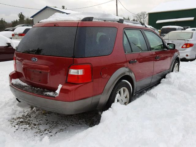 1FMZK01176GA44422 - 2006 FORD FREESTYLE RED photo 4
